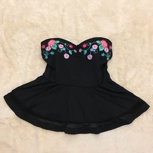 Peplum tankini